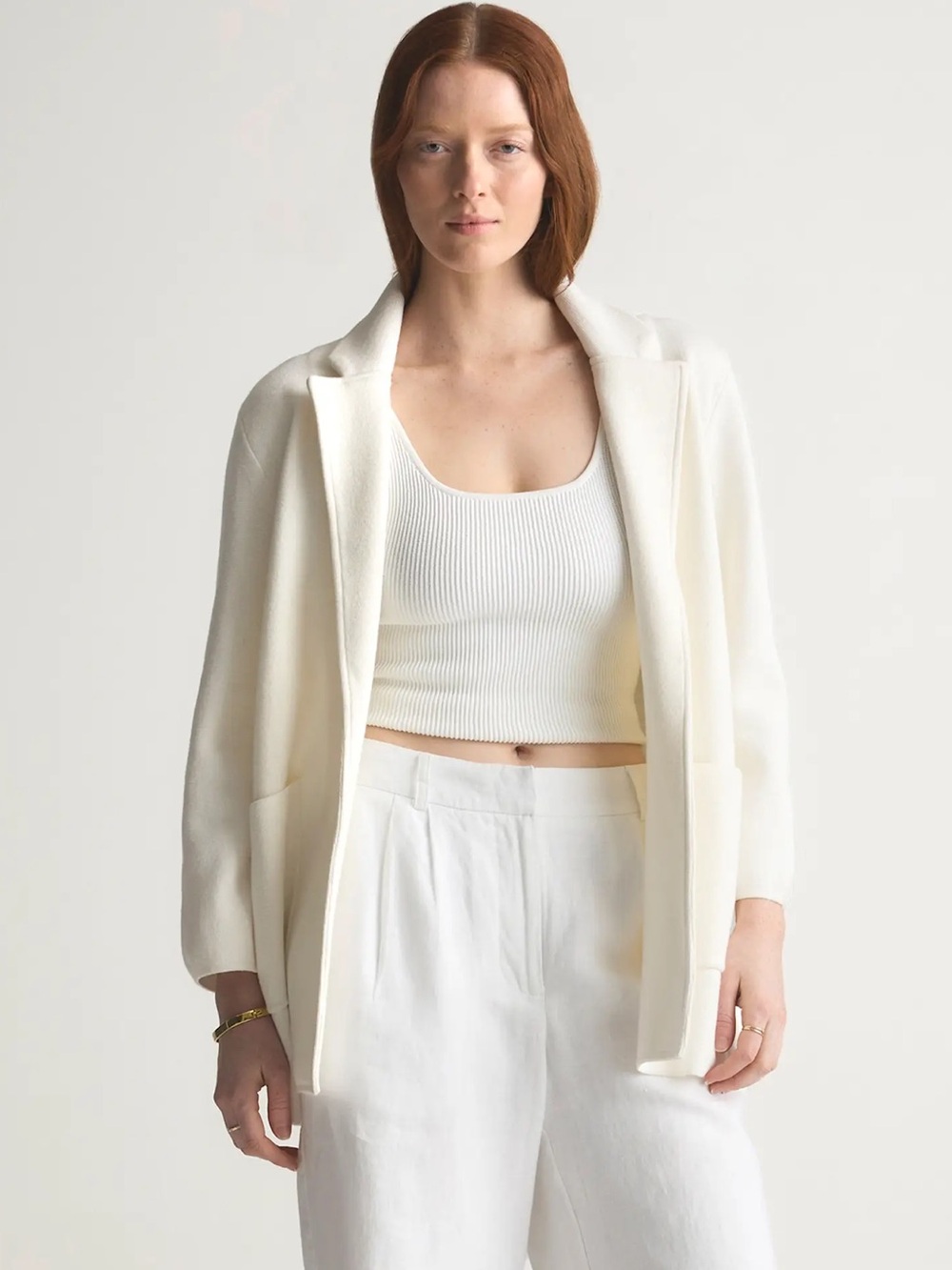 Quince Organic Cotton Blazer
